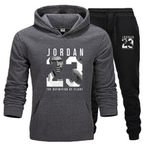Load image into Gallery viewer, Fall comfortable sportswear Sweatshirt men's Hoodie and sweatpants fashion jogger men's Spring Street sportswea
