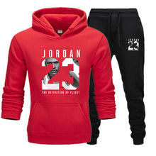 Load image into Gallery viewer, Fall comfortable sportswear Sweatshirt men's Hoodie and sweatpants fashion jogger men's Spring Street sportswea
